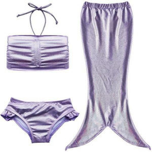 Kids Girls 3Pcs,Mermaid Tail, Swim wear, kids swim